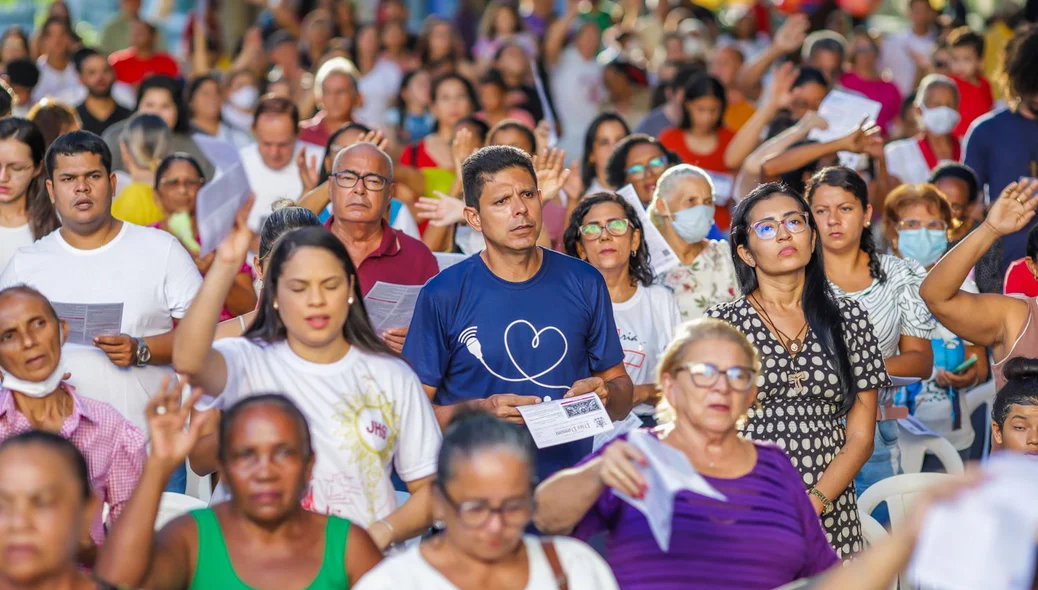 A missa ocorreu na Igreja Catedral de Nossa Senhora das Dores