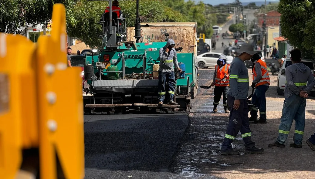 A obra foi licitada pelo DER