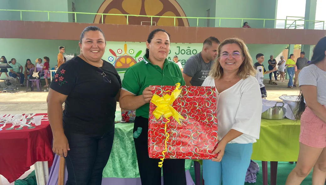 A prefeita Vilma Lima esteve presente nos eventos
