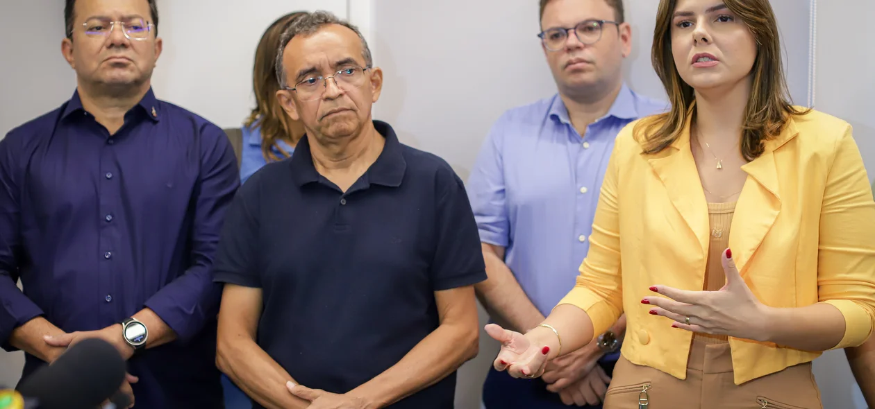 Advogada Ivilla Araújo durante seu pronunciamento