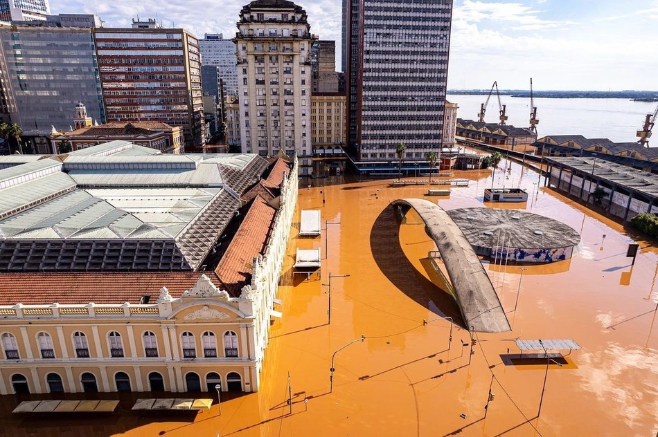 Alagamento em Porto Alegre