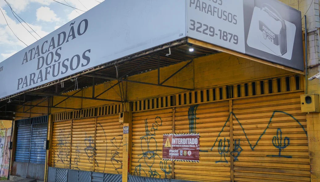Loja Atacadão dos Parafusos foi um dos alvos da Operação Parasitas