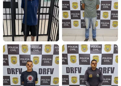 Alvos presos durante Operação Locare