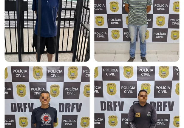 Alvos presos durante Operação Locare