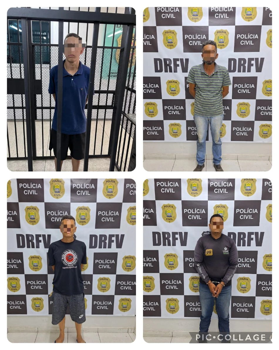 Alvos presos durante Operação Locare