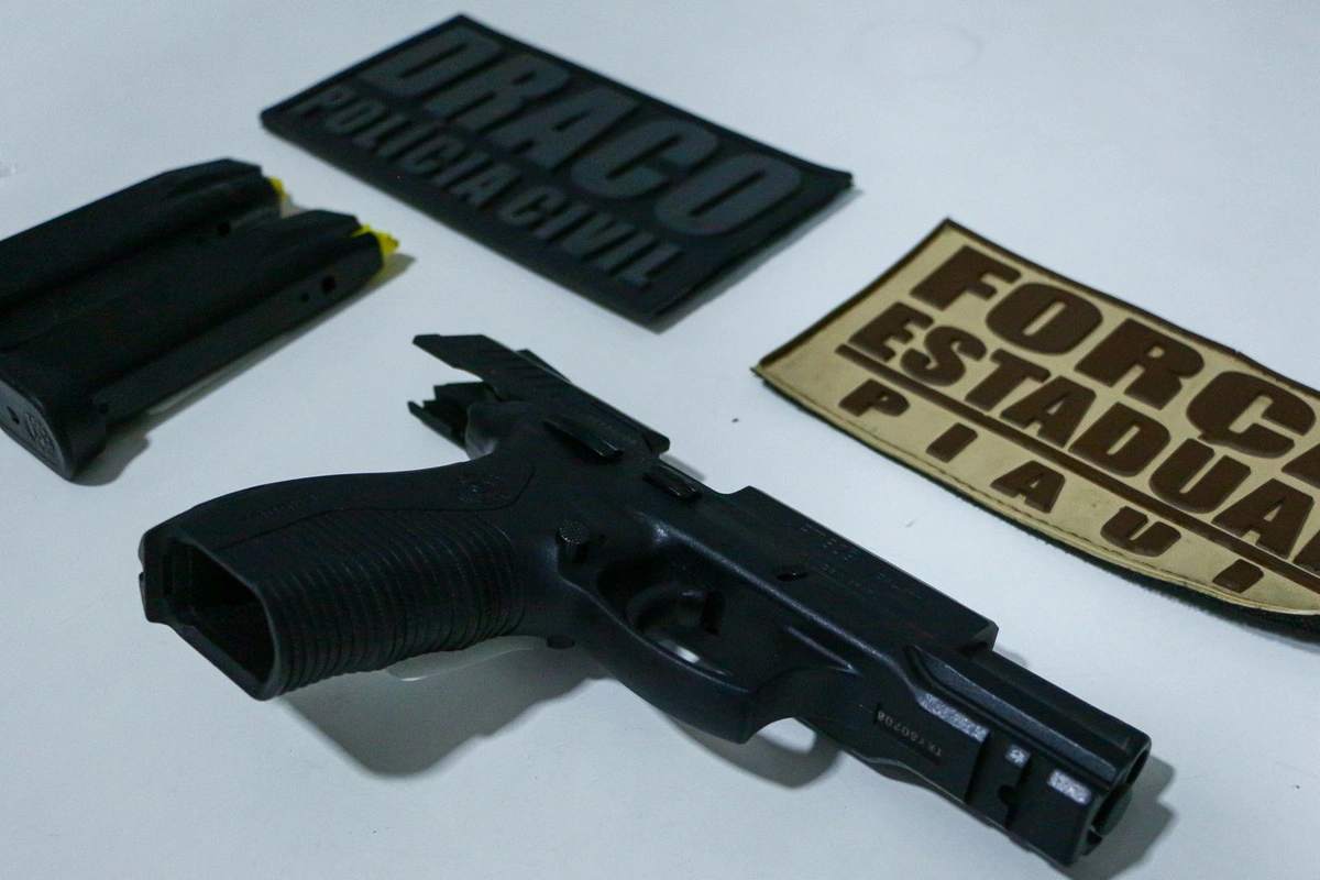 Arma apreendida durante operação