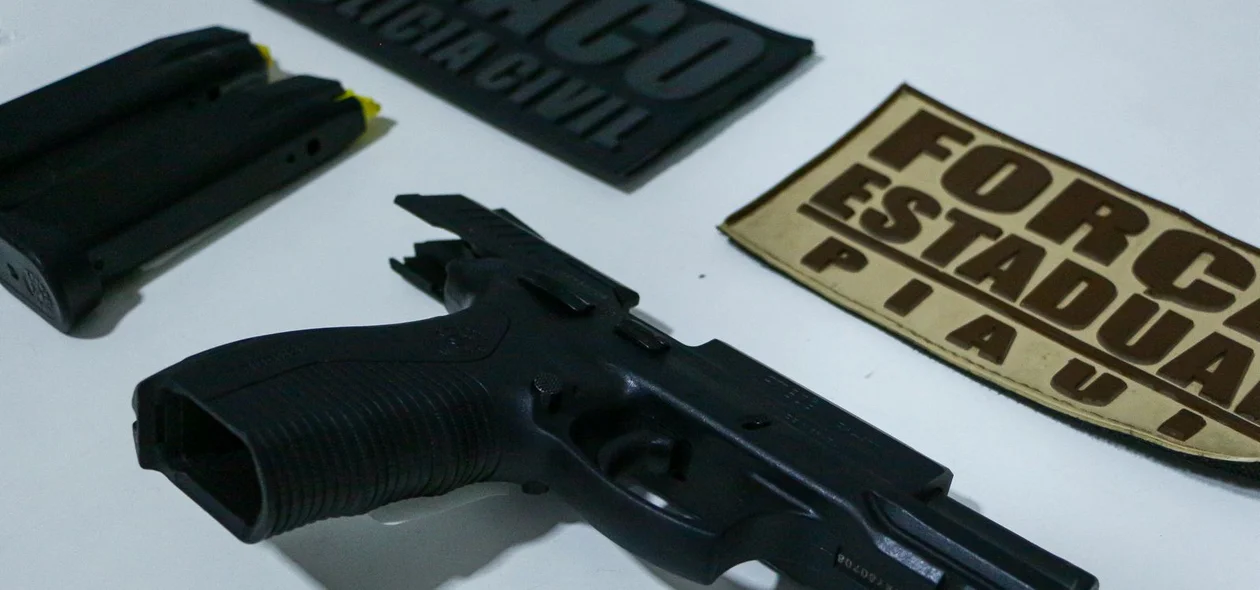 Arma apreendida durante operação