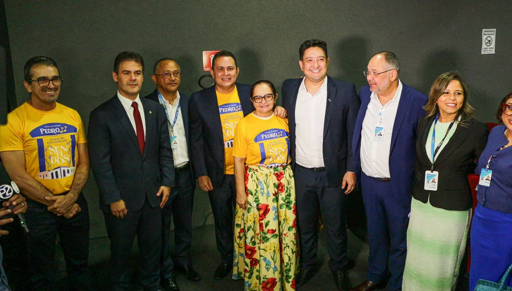 Autoridades participaram do lançamento do festival de inverno de Pedro II