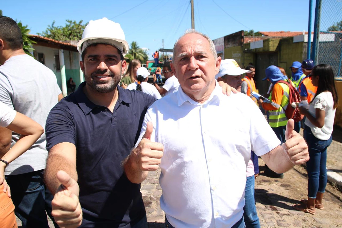 Bruno Vilarinho e o pai, Paulo César Vilarinho