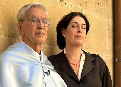 Caetano Veloso e Paula Lavigne
