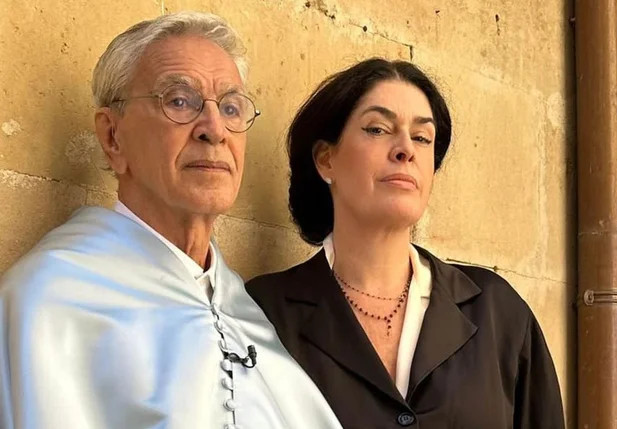 Caetano Veloso e Paula Lavigne