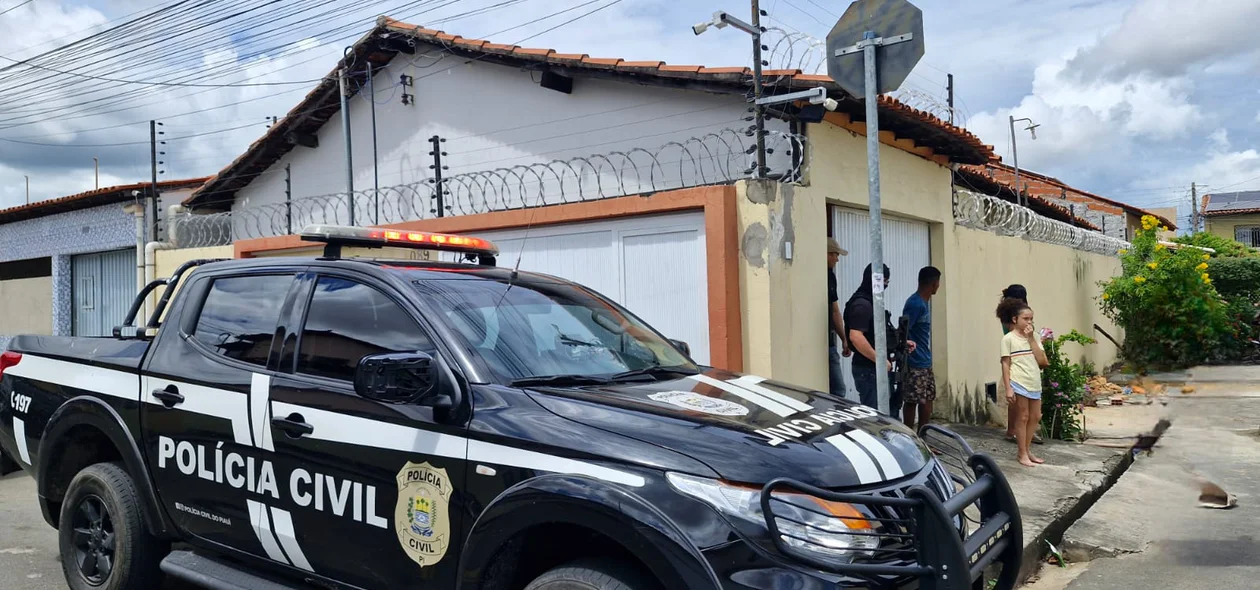 Casa do policial baleado