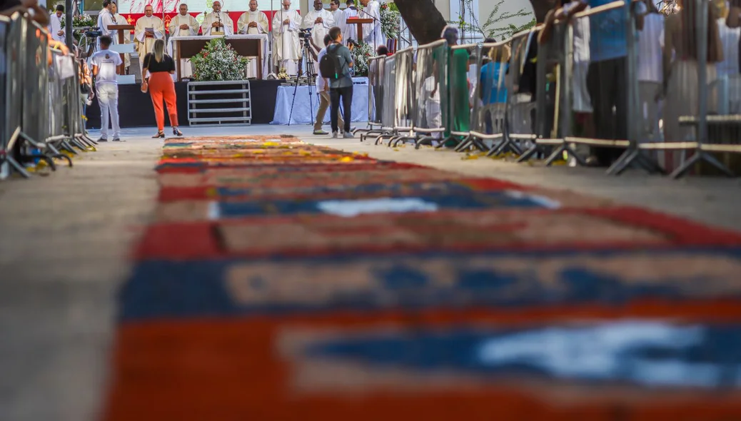 Celebração de Corpus Christi em Teresina