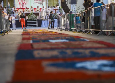 Celebração de Corpus Christi em Teresina