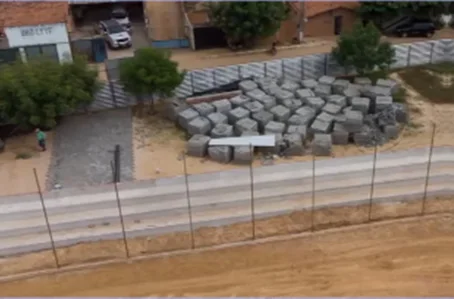 Confira como está a obra de construção do novo complexo esportivo em Uruçuí