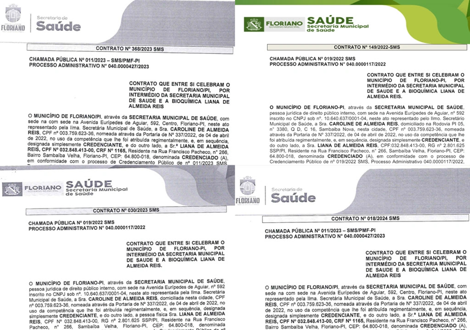 Contratos da Prefeitura de Floriano