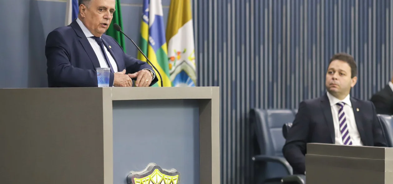 Deputado federal Flávio Nogueira (PT) durante seu discurso
