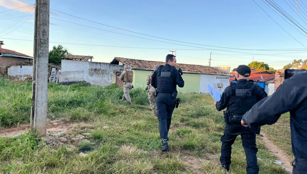Diligências realizadas pelas equipes do DRACO