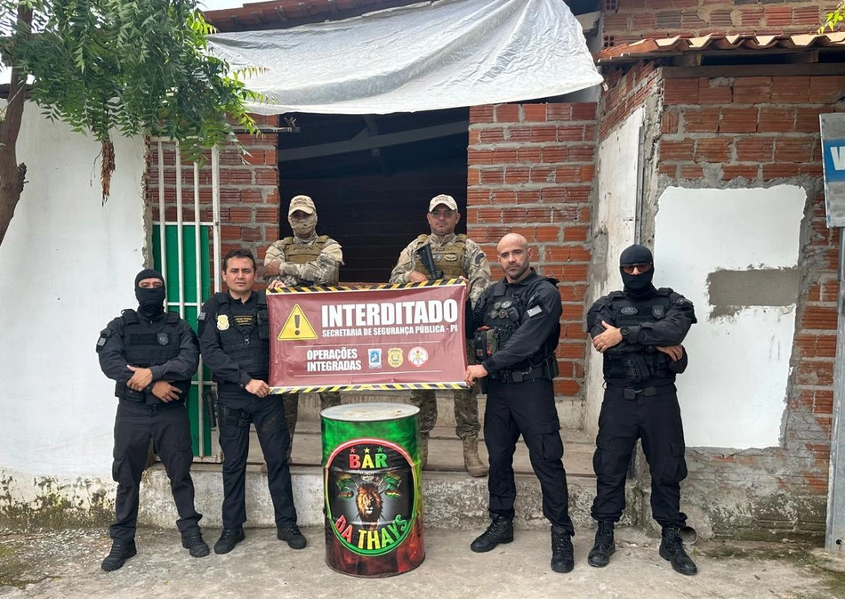 Equipe do DRACO no Bar da Thays