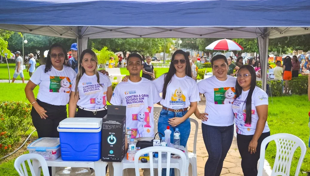 Equipes de saúde estiveram presentes nos eventos