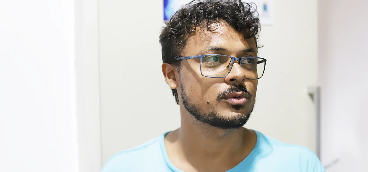 Estudante do curso de jornalismo da UFPI, Fábio Andrade