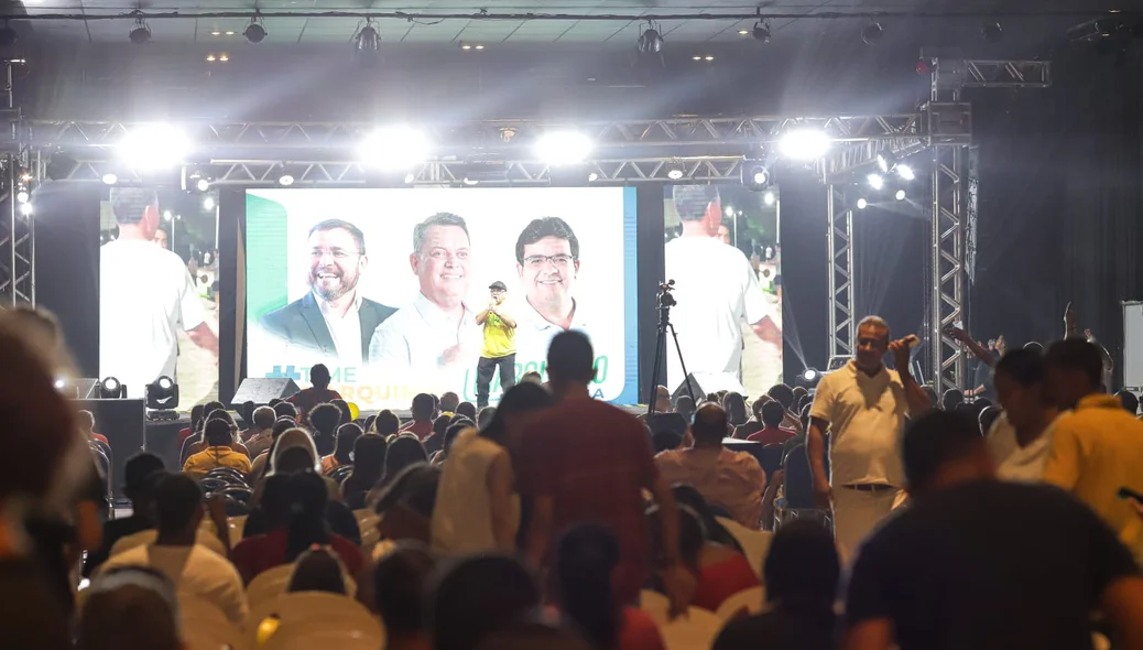 Evento de lançamento da pré-candidatura de Marquinho Maia