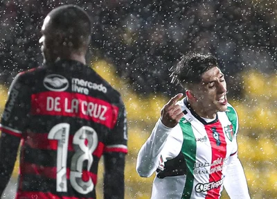 Flamengo perde para o Palestino e sai do G-2 na Libertadores