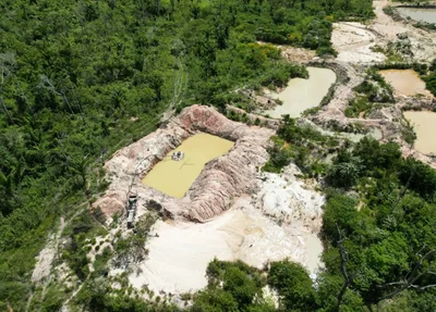 Garimpos ilegais na terra Kayapó