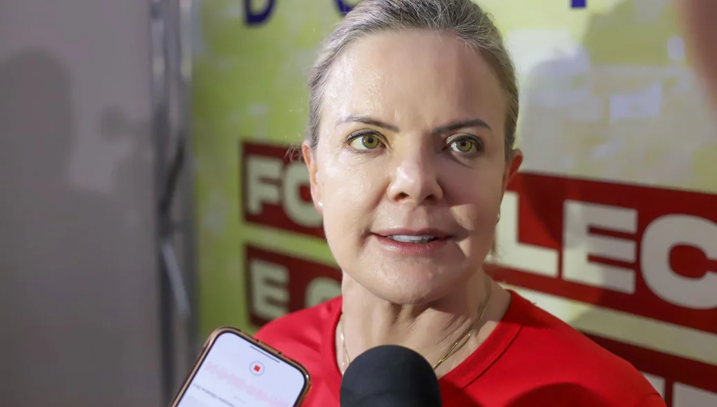 Gleisi Hoffmann, presidente nacional do PT