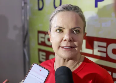 Gleisi Hoffmann, presidente nacional do PT