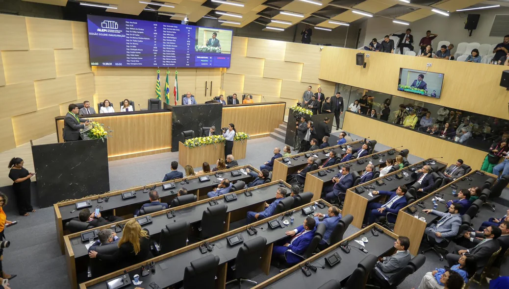 Inauguração da reforma do plenário da Alepi