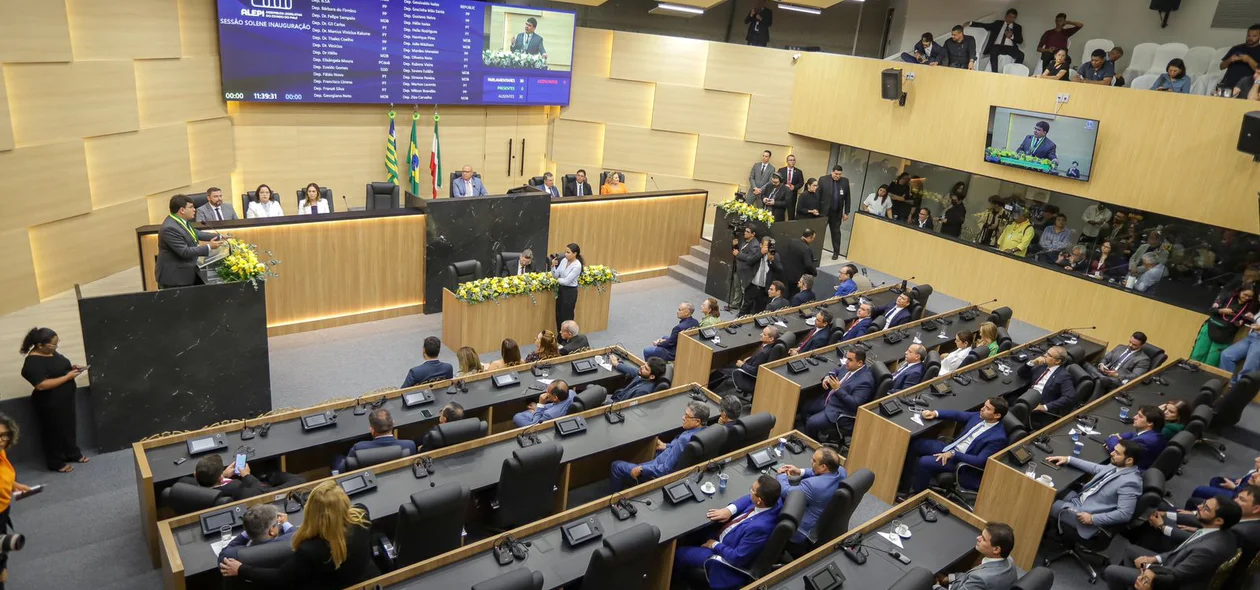 Inauguração da reforma do plenário da Alepi