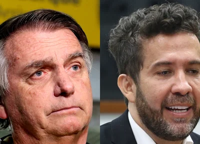 Jair Bolsonaro e André Janones