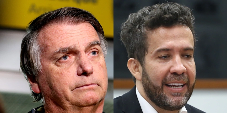 Jair Bolsonaro e André Janones