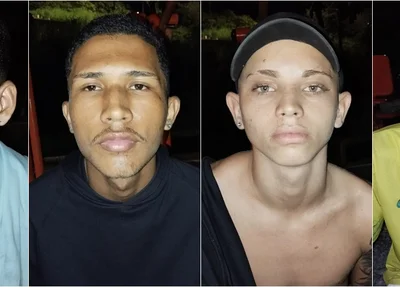 José Kaio, Ailton Alves, Kelvin Gabriel e Alex Vinicius