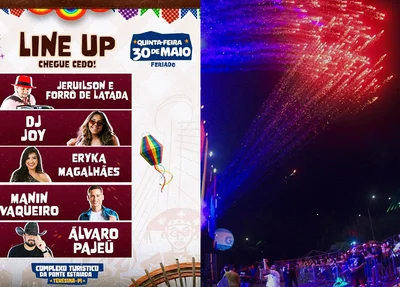 Line up desta quinta (30) do arraiá da capitá