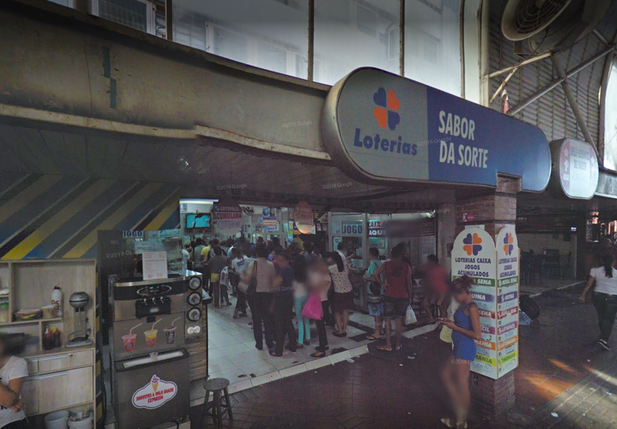Loteria Sabor da Sorte, localizada na Rua Climatizada