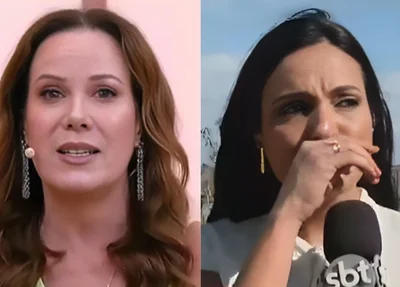 Márcia Dantas chora ao vivo após ser acusada de fake news pela Globo