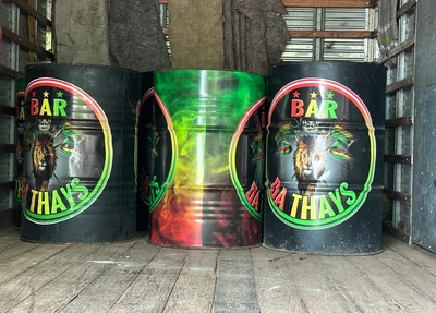 Material apreendido no Bar da Thays