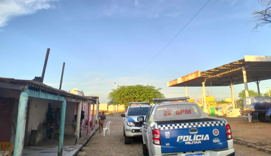 Momento da prisão do foragido
