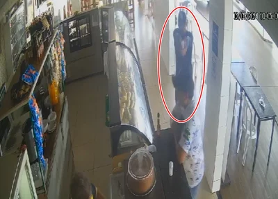 Momento do assassinato do funcionário da prefeitura de Dom Expedido Lopes