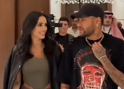 Neymar e Bruna Biancardi foram vistos juntos novamente na Arábia Saudita