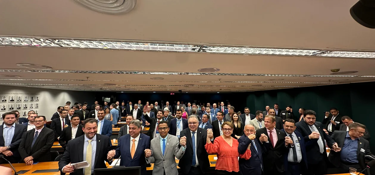 O deputado federal Florentino Neto esteve presente