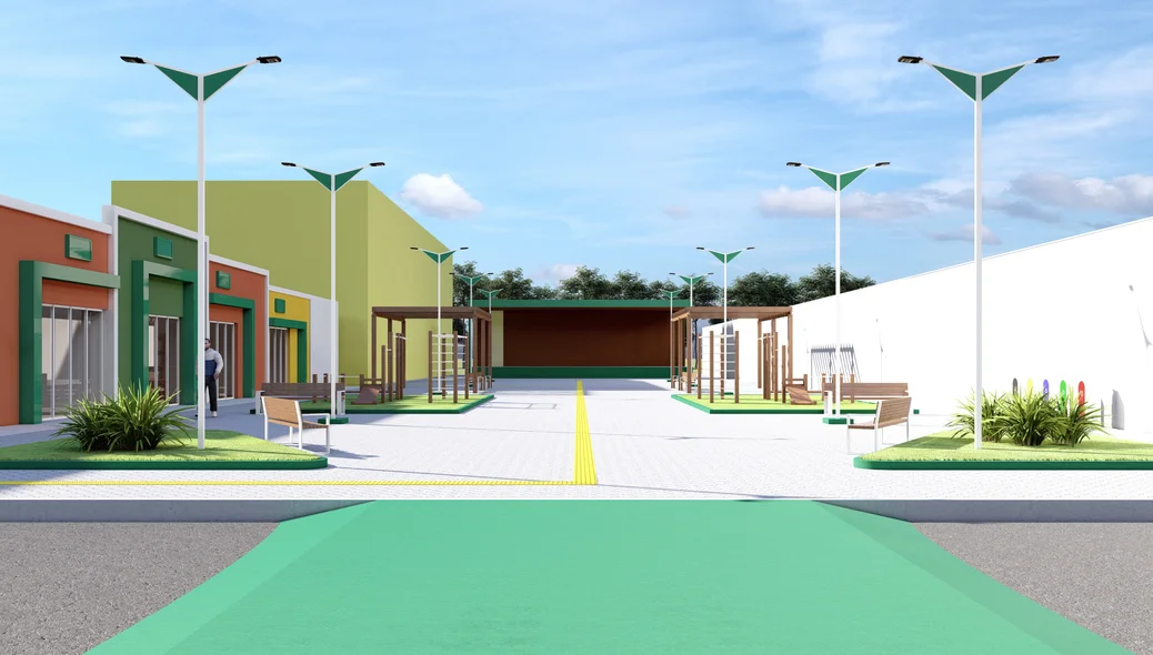 O projeto vai transformar o centro em um polo de atividade e convivência