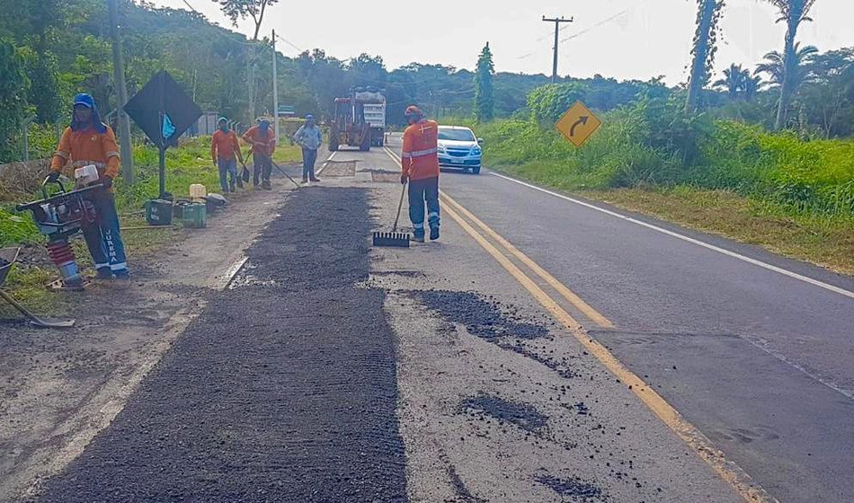 Obras de manutenção do DER-PI