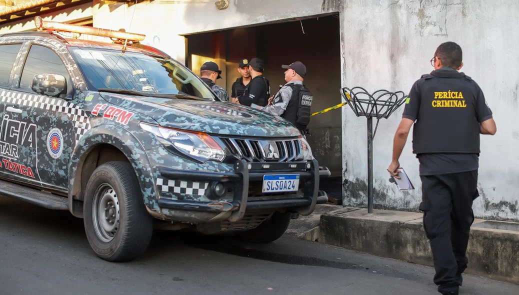 Perícia Criminal no local do crime