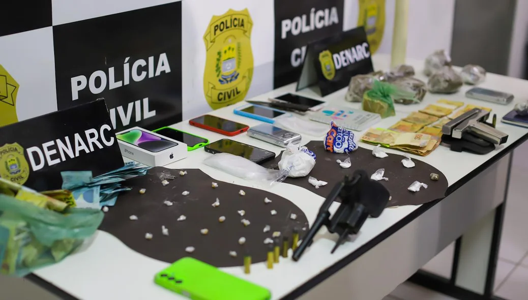Polícia realizou grande apreensão
