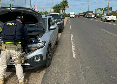 Polícia Rodoviária Federal prende mulher com carro roubado em Teresina