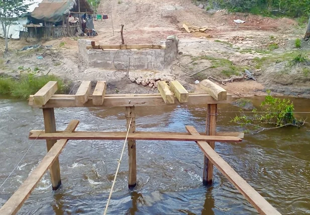 Prefeitura de Uruçuí constrói ponte na zona rural