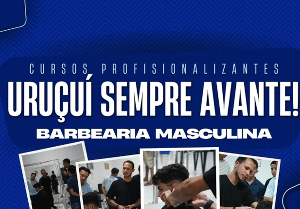 Prefeitura de Uruçuí promove curso gratuito de barbearia na cidade